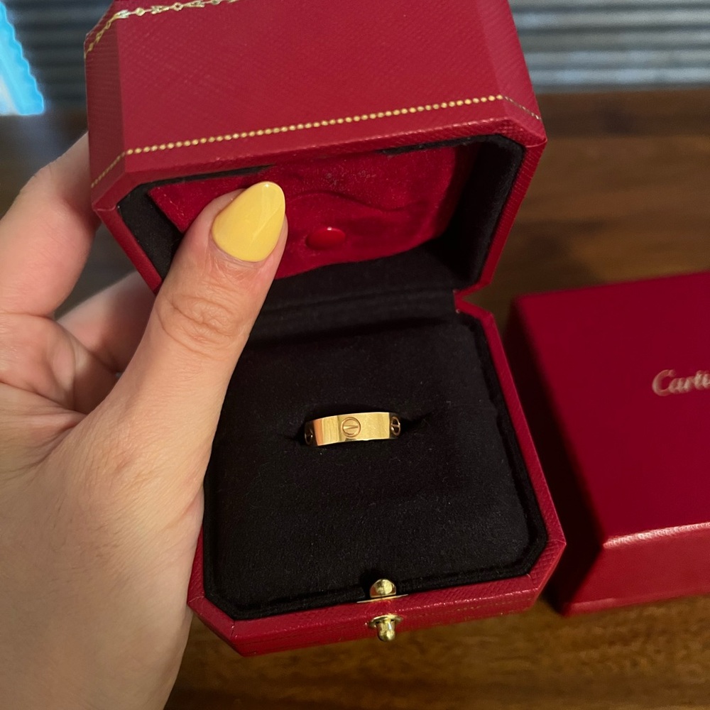 Cartier Rose Gold Ring